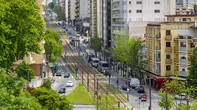 加亚新城的Morro和葡萄牙波尔图的城市景观，历史悠久的市中心视频素材