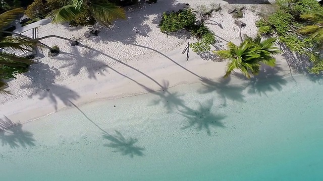 美属维尔京群岛圣约翰马霍湾海滩的视频视频素材