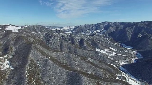 航空:雪景视频素材