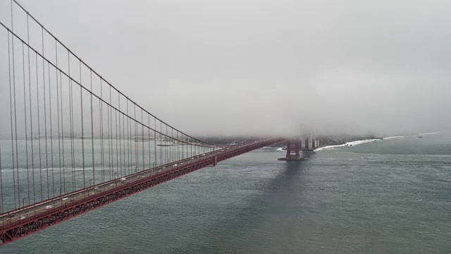 金门大桥旧金山湾时光流逝视频素材