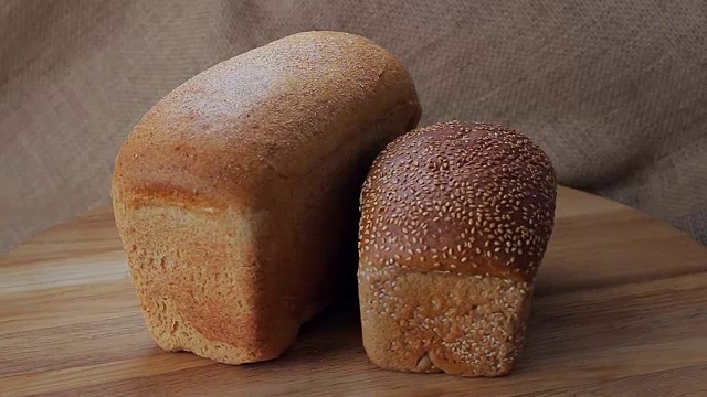 小麦面包视频素材
