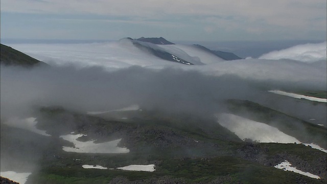 北海道大屿山火山群视频素材