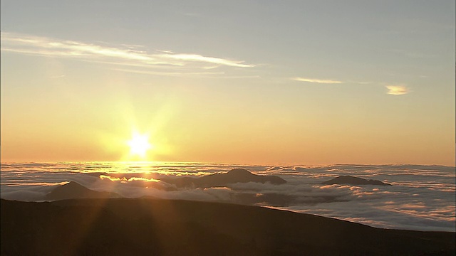 北海道大濑山火山群视频素材