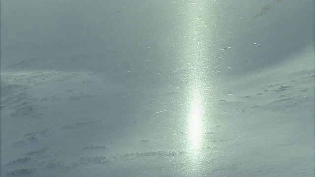 冬季，北海道大雪山火山群视频素材