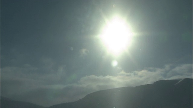 日照大屿山火山群冬季，北海道视频素材