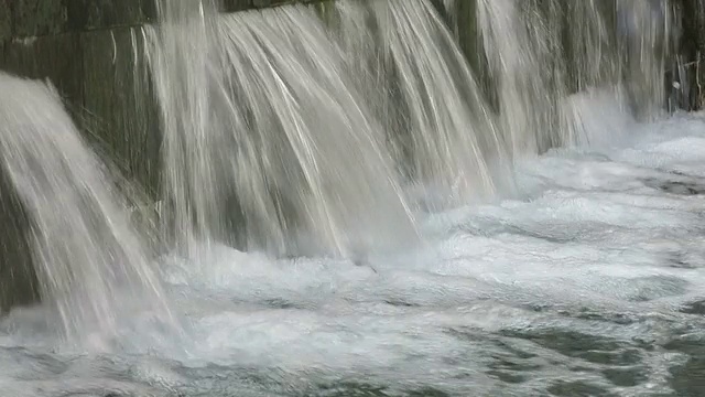 下降的水视频素材