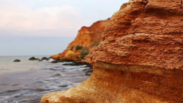 冲浪和橘石视频素材