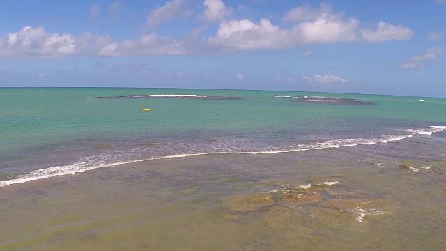 巴西海岸线鸟瞰图视频下载