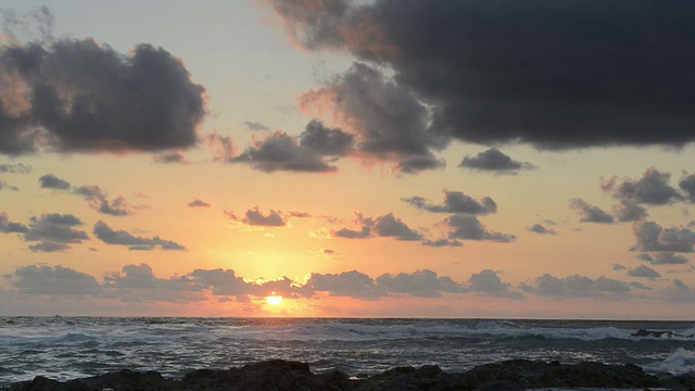 海上日出视频素材