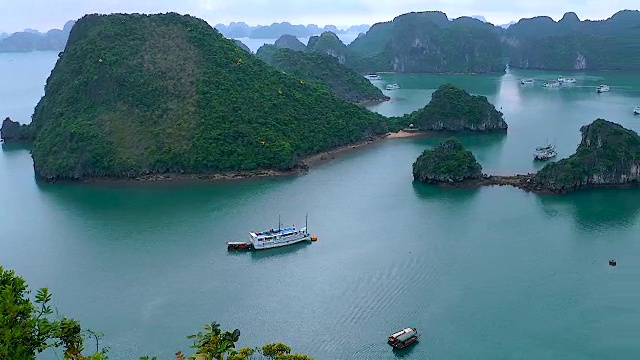 哈龙湾全景视频素材