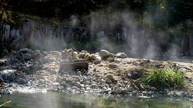 温泉的背景视频素材