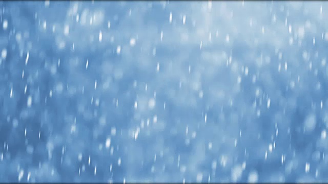 在冬季暴风雪中落下的大雪花视频素材