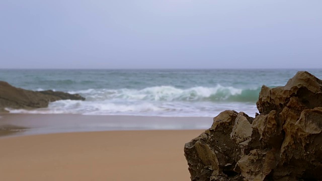 淡季的海滩视频素材