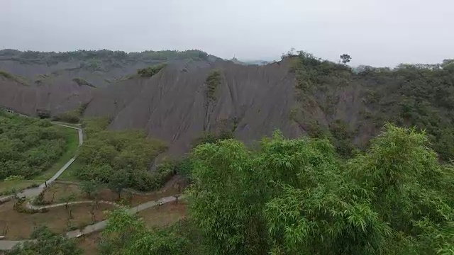 天辽月亮世界的航拍进展视频素材