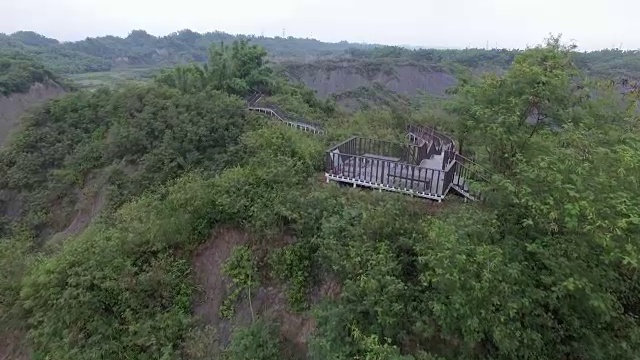 天辽月亮世界航拍进展F视频素材