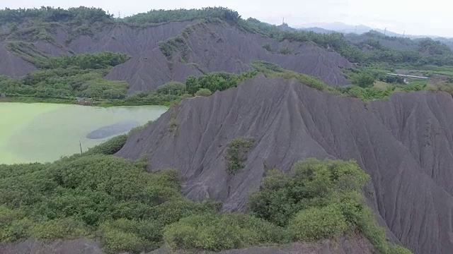 天辽月亮世界航拍进展H视频素材