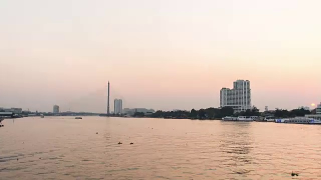 日日夜夜桥城时光流逝视频素材