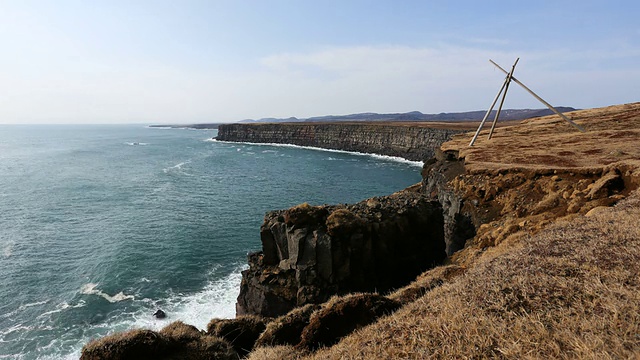 冰岛的海岸线视频素材