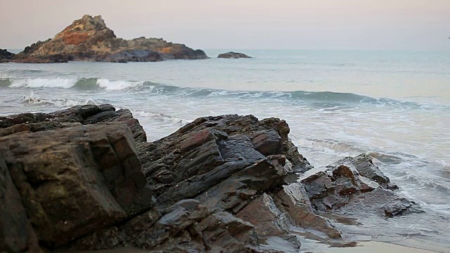 清晨的海景视频素材