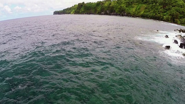 夏威夷海岸航空视频素材