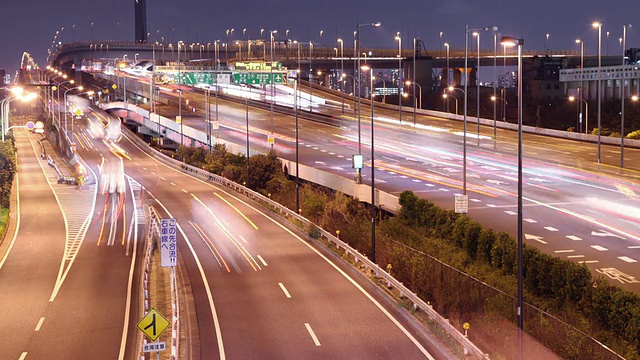 日本的高速公路视频素材