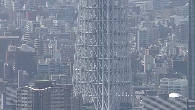 空中,东京Skytree视频素材