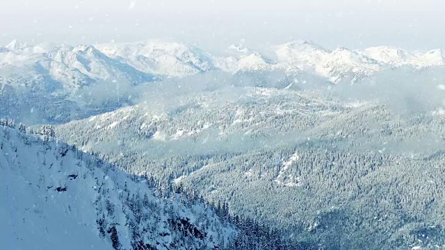 《山上的雪》视频素材