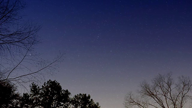 夜空时间流逝星星视频素材