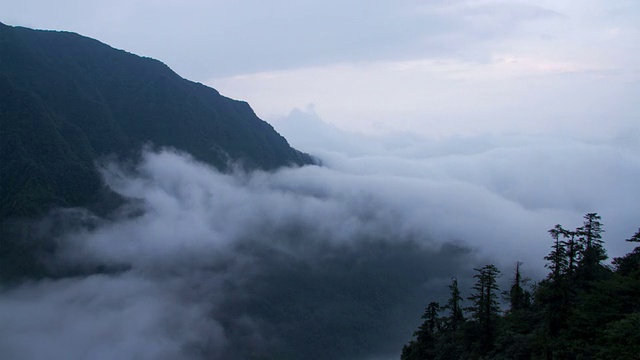 峨眉山的延时观视频下载