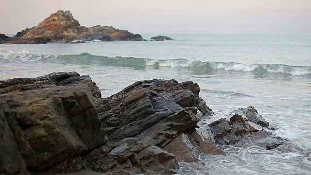 清晨的海景视频素材