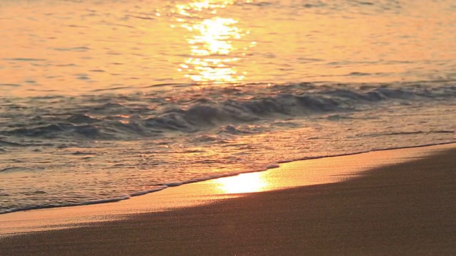 克利奥帕特拉海滩的沙滩和海浪视频素材