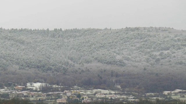 盘山云雾寒霜，松林冻视频下载