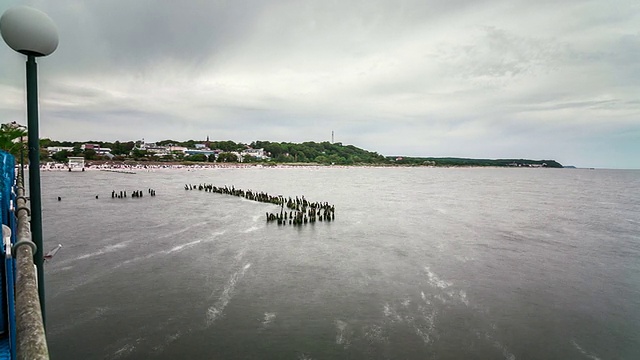 波罗的海海岸的淘金时间在一天视频素材