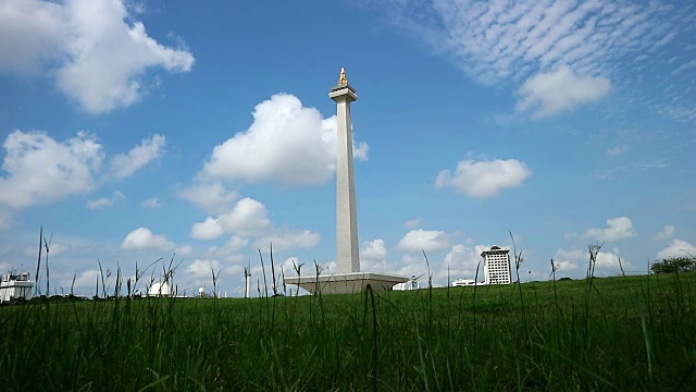 国家纪念碑(Monas)在雅加达视频素材