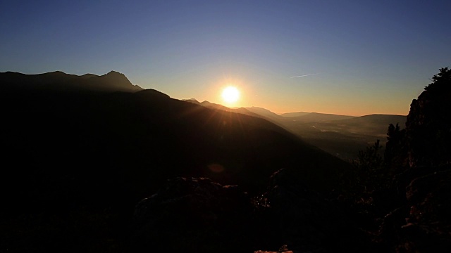 塔特拉山，波兰山的全景在假期，Zakopane，波兰，欧洲视频下载