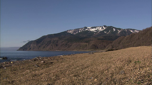 北海道知口町的海岸视频素材