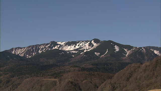 山。知床在北海道视频素材