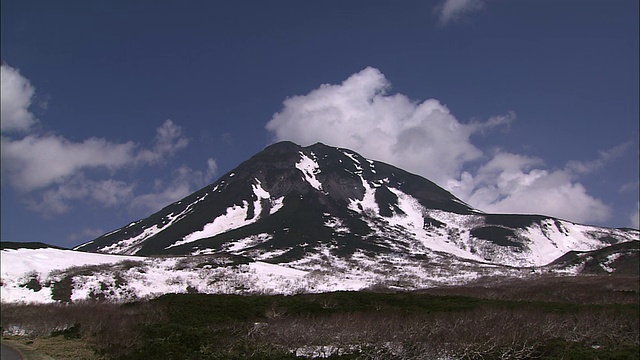 山。Rausu在北海道视频素材