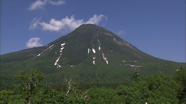 山。Rausu北海道视频素材