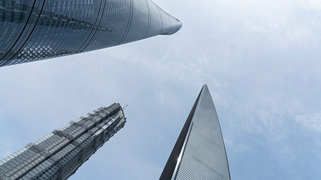 Time Lapse Shanghai Skyline /上海，中国视频素材