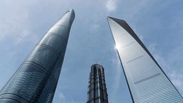 Time Lapse Shanghai Skyline /上海，中国视频素材