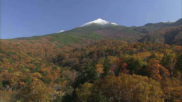 山。Io在秋天视频素材