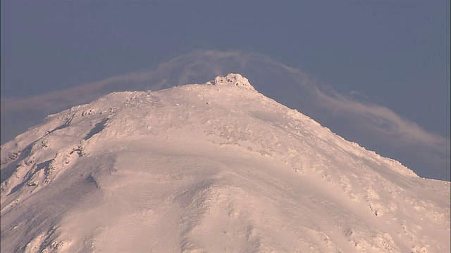 山。Rausu在北海道视频素材