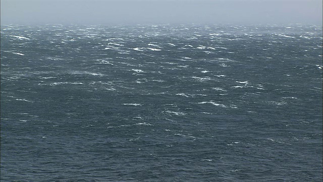 利尻附近的日本海域视频素材