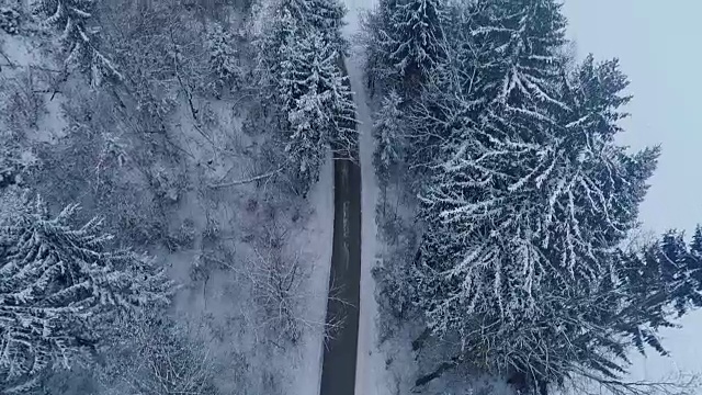 乡村的雪视频素材