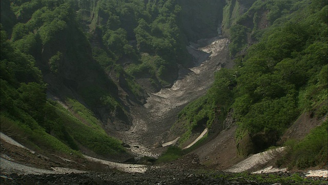 山。利尻岛在北海道视频素材