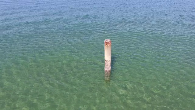 浅海山水带波纹视频素材