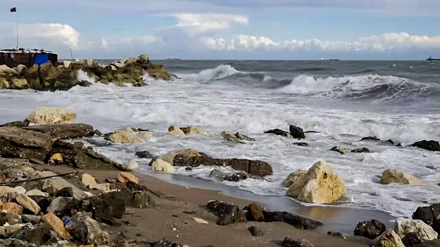 岸波视频素材