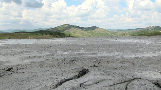 罗马尼亚泥火山保留区-布扎乌-贝尔卡视频素材