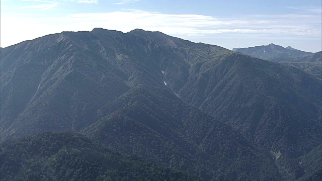 航拍，药古山，日本富山视频素材